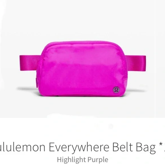 NWT Rare 🦄 Lululemon Everywhere Belt Bag Highlight Purple - Picture 3 of 14